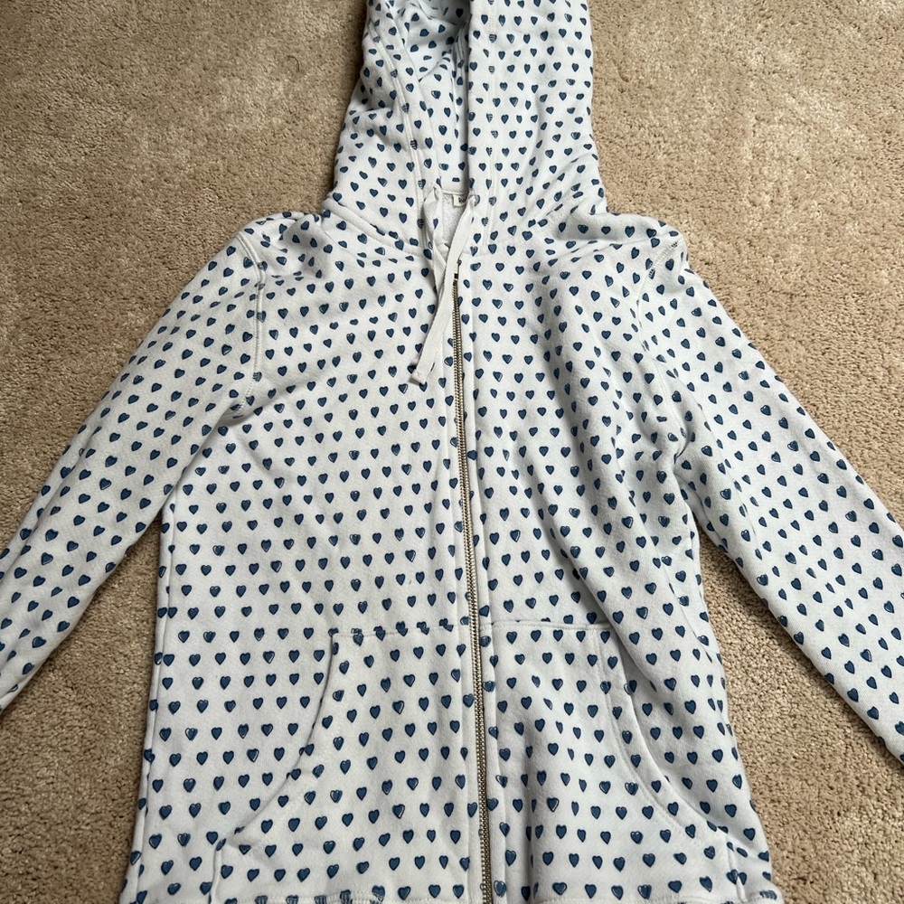 Roller rabbit zip up hoodie